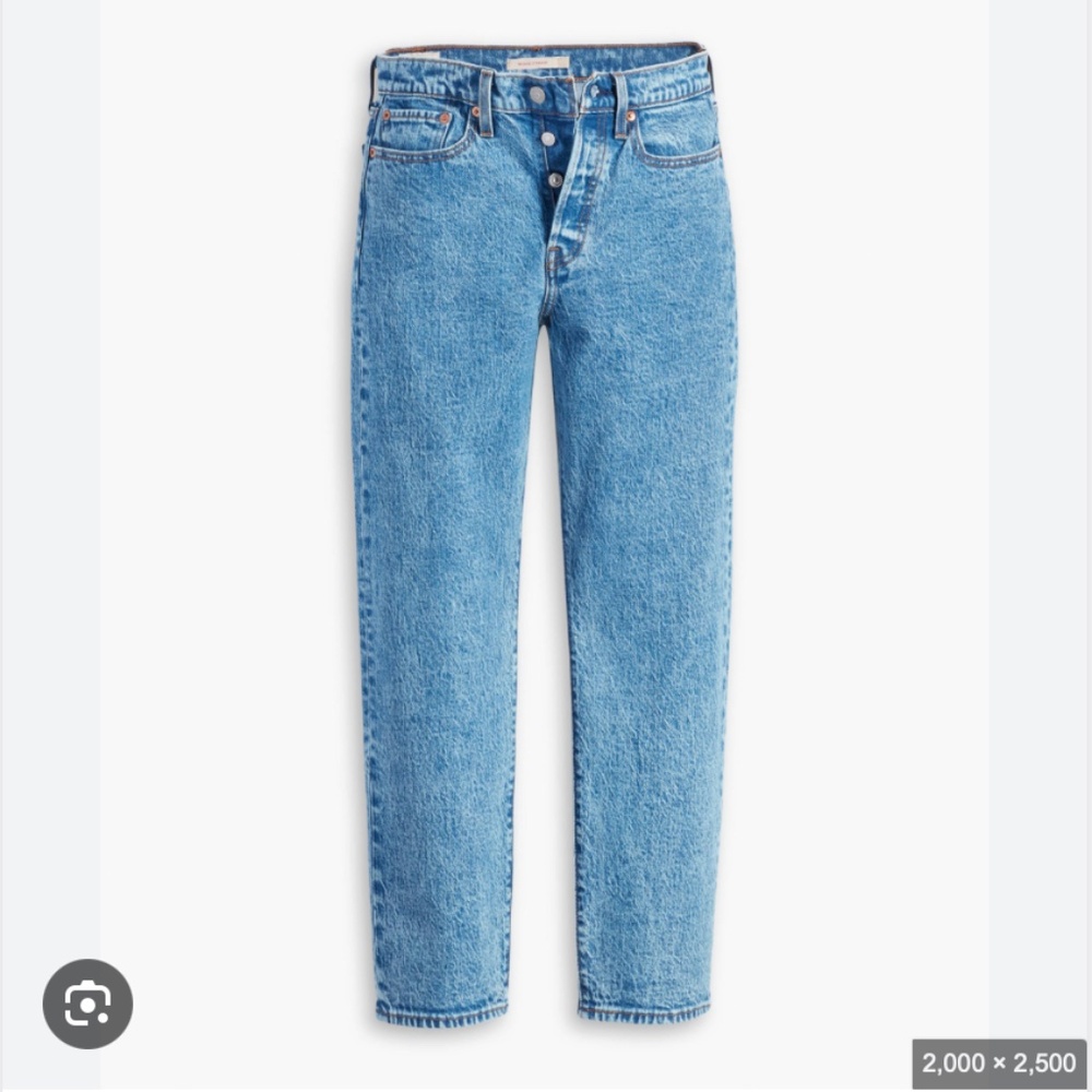 Levi's Wedgie Straight Ankle Button Fly Women's Jeans - Picture 6 of 6